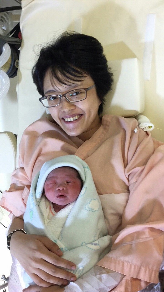 蔡O如的寶寶順利誕生
